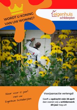 Eigenhuis Schilderplan Koningsdag Voorjaar Voordeel